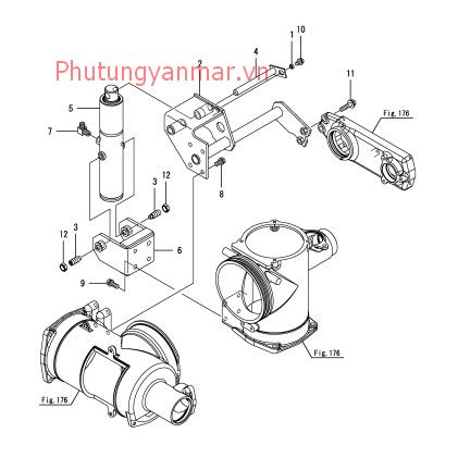 Phễu tách dầu trống cuốn lúa 2